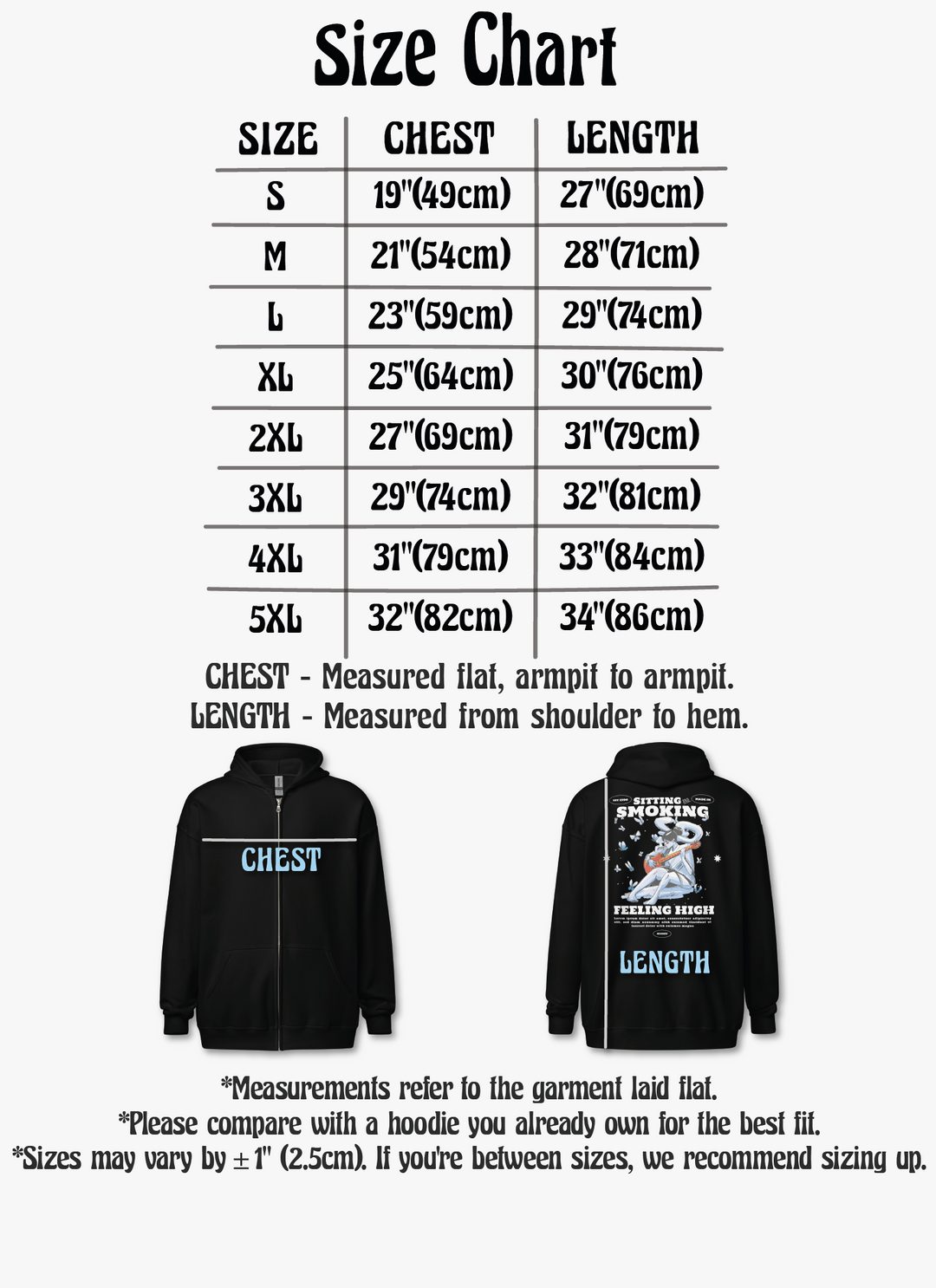 Feeling High|Unisex Zip Hoodie