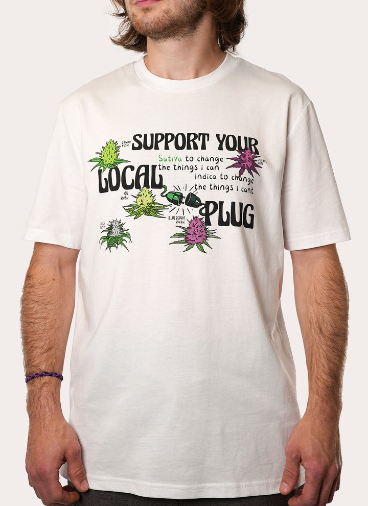 <tc>Support your local plug|Unisex T-Shirt</tc>