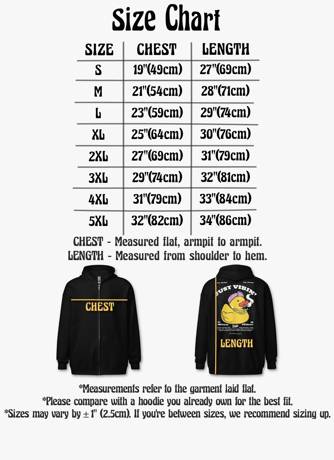 Just Vibin’|Unisex Zip Hoodie